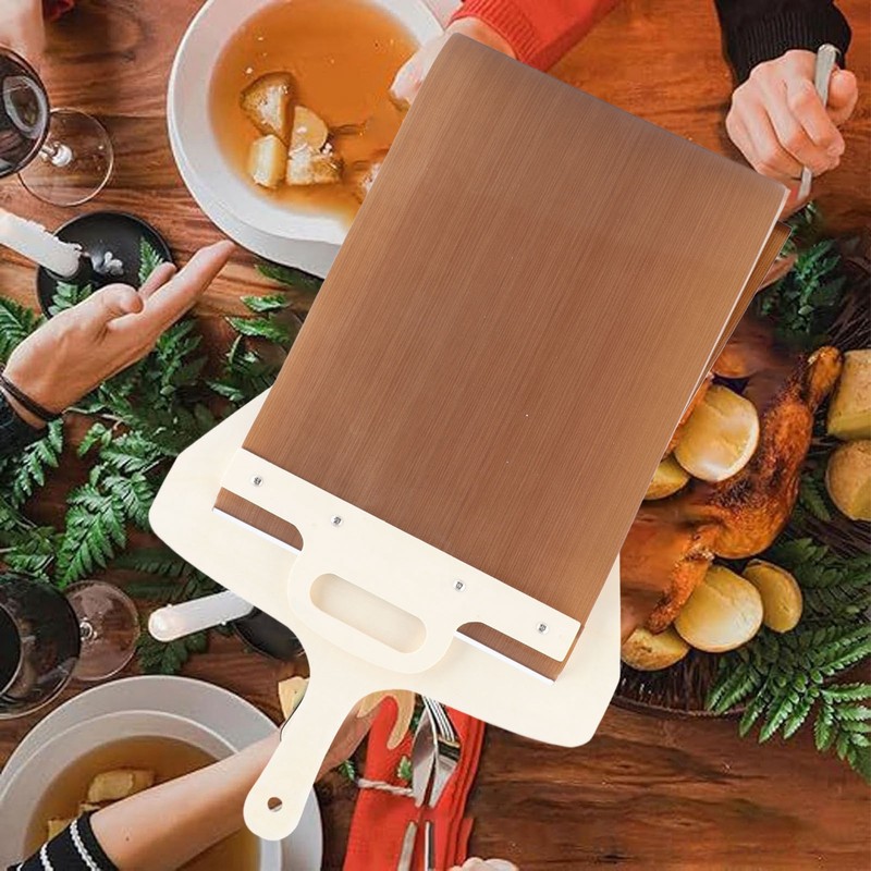 Sliding Pizza Peel Wood Shovel with Handle Light Weight Comfortable