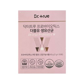 Dr. True Probiotics W Live Lactobacillus 2g x 30 packets / 닥터트루 프로바이오틱스 더블유 생유산균 2g x 30포