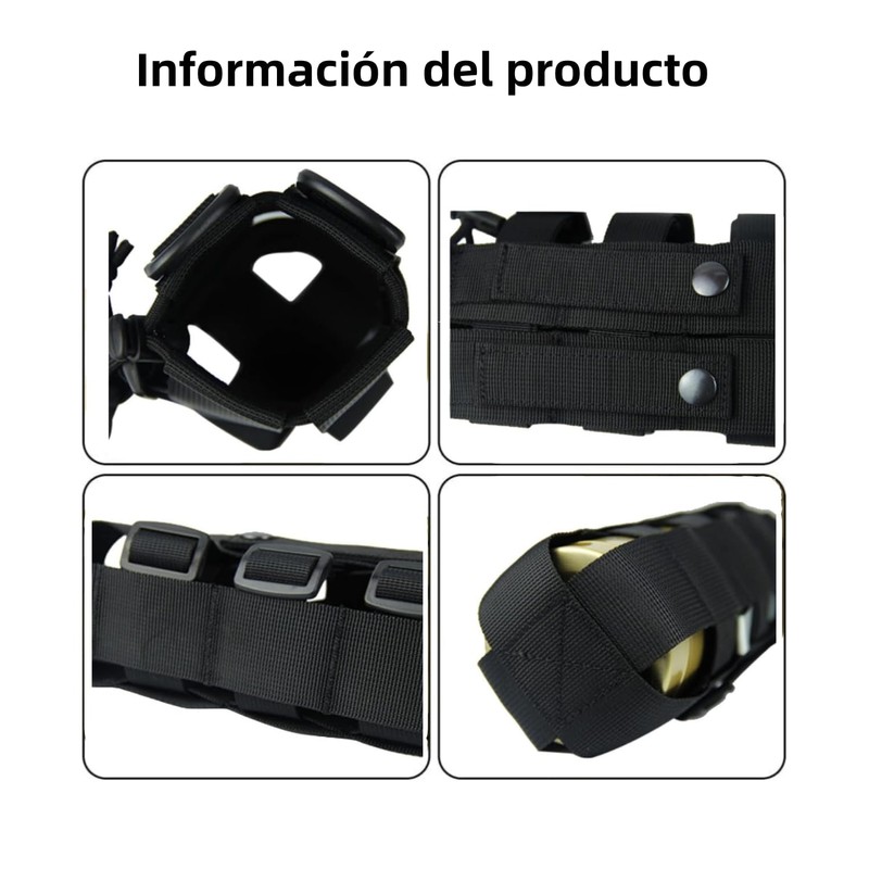 THJOPOKEEL Soporte Ajustable para Botella de Agua con Correa Ajustable