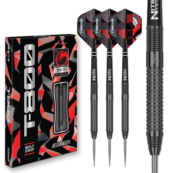 RED DRAGON Darts – T-800 26g - 90% Professional Tungsten