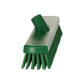 Vikan 70622 Brush,Wall/Floor Scrub,Stiff,19",PP/PBT,Green