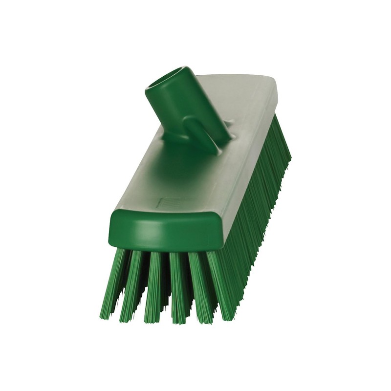Vikan 70622 Brush,Wall/Floor Scrub,Stiff,19",PP/PBT,Green