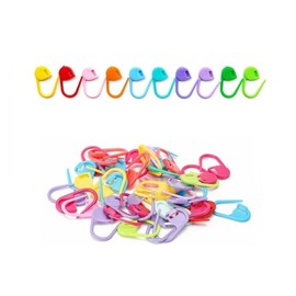 40pcs Crochet Locking Stitch Markers Knitting Marker Needle for Knitting/Weaving/Crocheting/DIY Arts,Mix Color