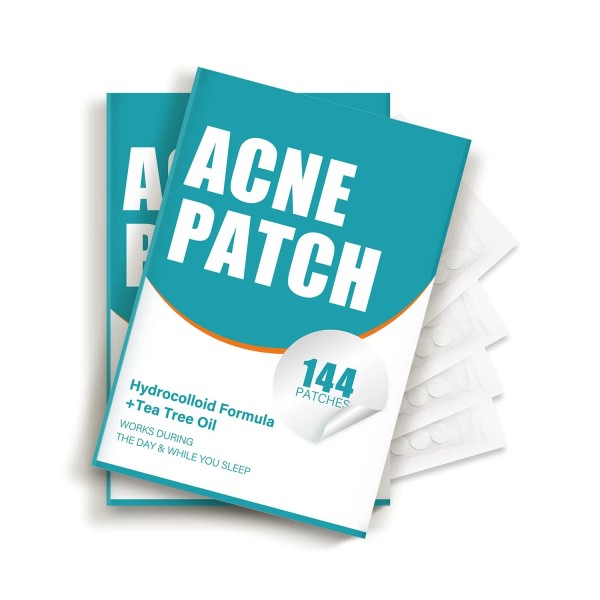 Herolabs Best Patches for Face, Hydrocolloid Acne with Tea Tree
