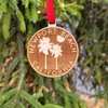 Newport Beach Ornament California Christmas American Wood Engraved 3.1" CA