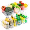 CiWiVOKi Clear Plastic Storage Bins, Set of 12, Multi-Use Organization