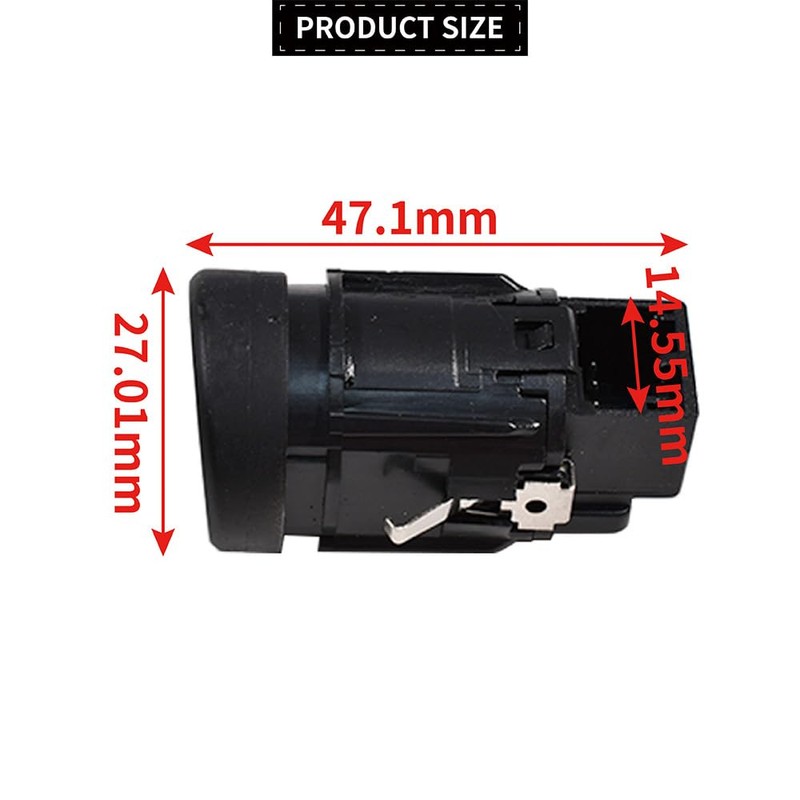 YUCKMZ Start-Stop Switch Push Button Start Button Compatible with Skoda