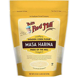 Bob's Red Mill Golden Masa Harina Corn Flour, 22oz (Pack of 4) - Vegan, Kosher