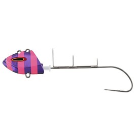 Jackall Replacement Hook Anchovies Dragon Tenya No. 80 Purple/Pink Glow Stripes