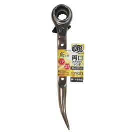 Sankyo Corporation ORW-1721 Kando Double-ended Ratchet Wrench with Tobi Specifications 0.7 x 0.8 inches (17 x 21 mm)