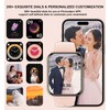 Smart Watch with Bluetooth Call,Women SmartWatch with 3 Bracelets,Waterproof Running