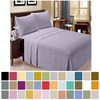 LuxClub 6 PC Sheet Set Bamboo Sheets Deep Pockets 18"