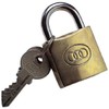 Merriway® BH01189 Heavy Duty Tri-Circle Padlocks Brass, 38 mm (1.1/2