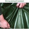 Tarps Heavy Duty Waterproof, Green/Silver 8Mil Polyethylene Tarp Cover with