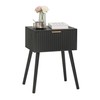 AWASEN Black Nightstand, Small End Tables Living Room, Accent Bedside