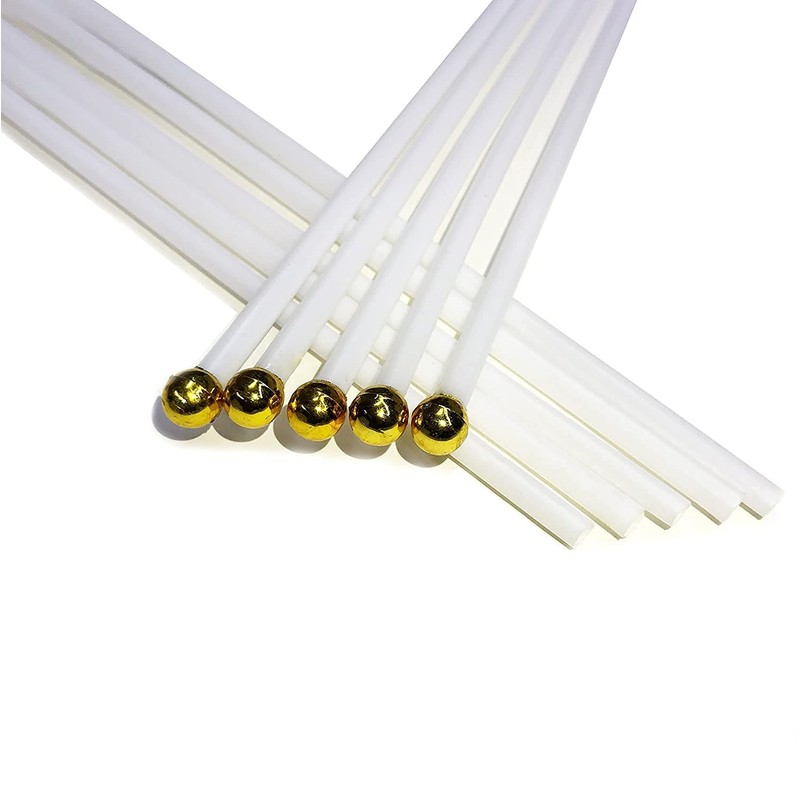 WXTWK 50 Pack Solid White Blank Flag Small Mini Plain