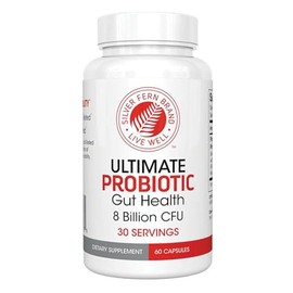 Silver Fern Ultimate Probiotic Supplement Vegicaps - Daily Metabolic Restoration, 100 Survivability, DNA Verified Multi-Strain Probiotic Capsules (1  