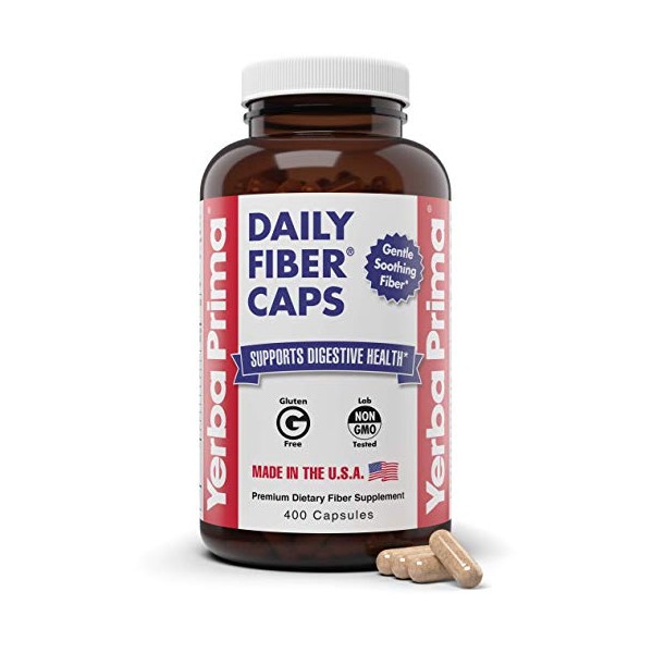 Yerba Prima Yerba Prima Daily Fiber Caps Formula, 400 Capsules