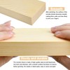 3X8X1 Inch Wood Carving Blocks, 4 Pcs Blocks Basswood for