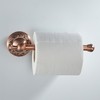 Red Copper Bath Roll Toilet Paper Holder, Wall Mounted Red