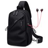 VNINE Small Sling Crossbody Backpack Shoulder Bag for Men Women,