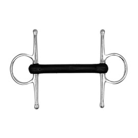 Equine Smile ES0112 Snaffle Bit with Flexible Rubber Bar Bit Thickness 19 mm (12.5 cm)