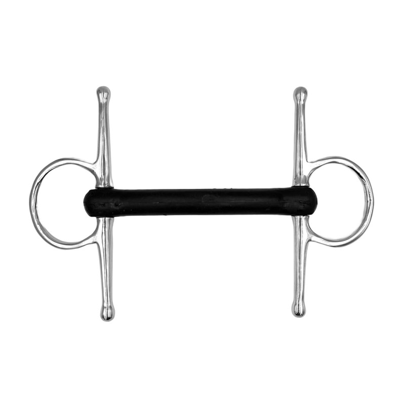 Equine Smile ES0112 Snaffle Bit with Flexible Rubber Bar Bit