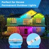 Permanent Outdoor Lights Extension Cable for Govee,Waterproof Extension Cord Compatible