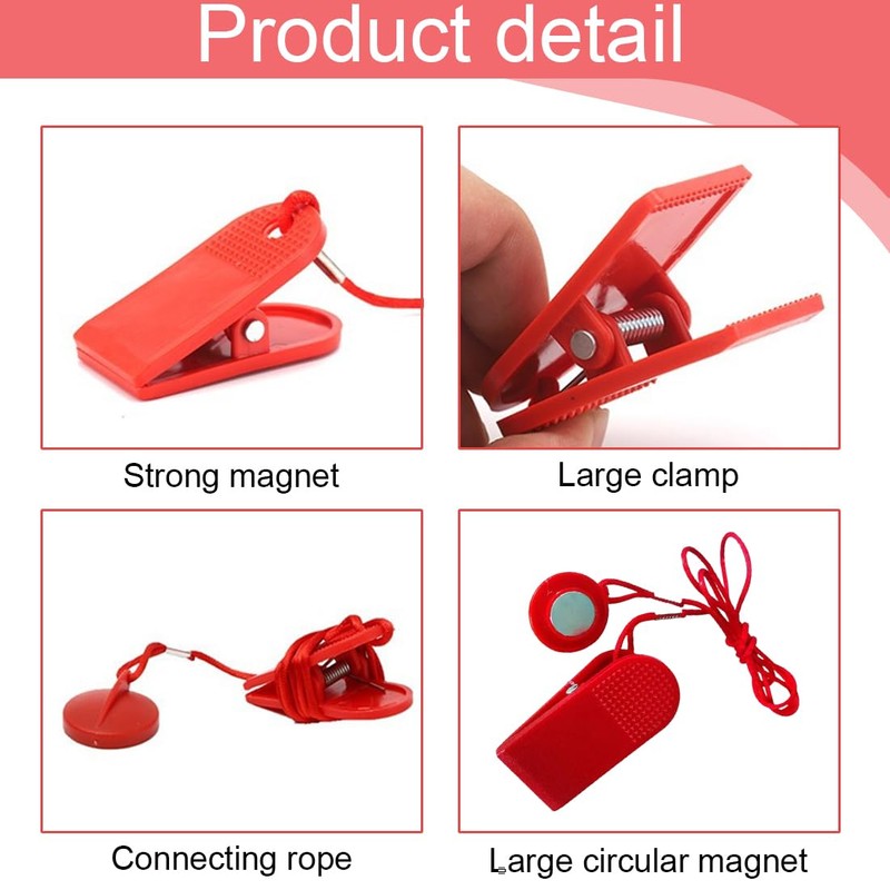 AOEVUIR 2 Pieces Universal Safety Key Magnetic Safety Switch Replacement
