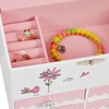 JewelKeeper Large Music Box Jewellery Box with 4 Drawers Choice