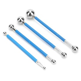 Cstructi Type Mortar Jointer 4Pcs Double Steel Pressed Ball Ceramic Floor Grout Glue Scra Construction Tools JTLB