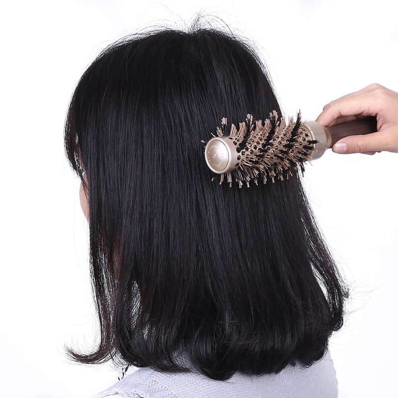 Anti Static Nano Ceramic Ionic Hair Styling Comb with Retractable