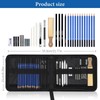 Lrocotanc Rofessionelle Drawing Sets 33 Pieces Sketching Pencils Drawing Pencils