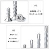 M4.2 Stainless Steel Screws Drill Screws Tapping Screws 16mm/25mm/38mm/50mm 225pcs