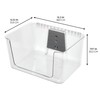 InterDesign iDesign Large Wallspace Open-Front Bin and Bracket - Wall-Mounted