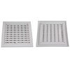 Air Ventilation Plastic Grill Cover 190mm x 190mm Adjustable/White