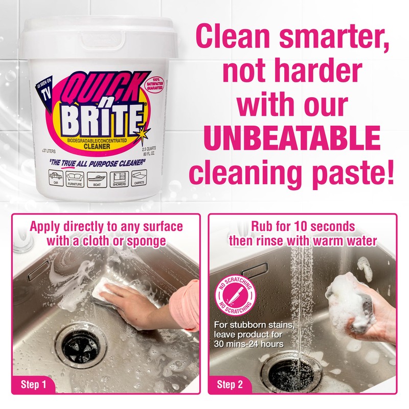 Quick 'n Brite All Purpose Cleaning Paste – Miracle Cleaner