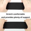 Drizzte Stretch Belt 100cm Comfortable Elastic Work Belt Black Adjustable