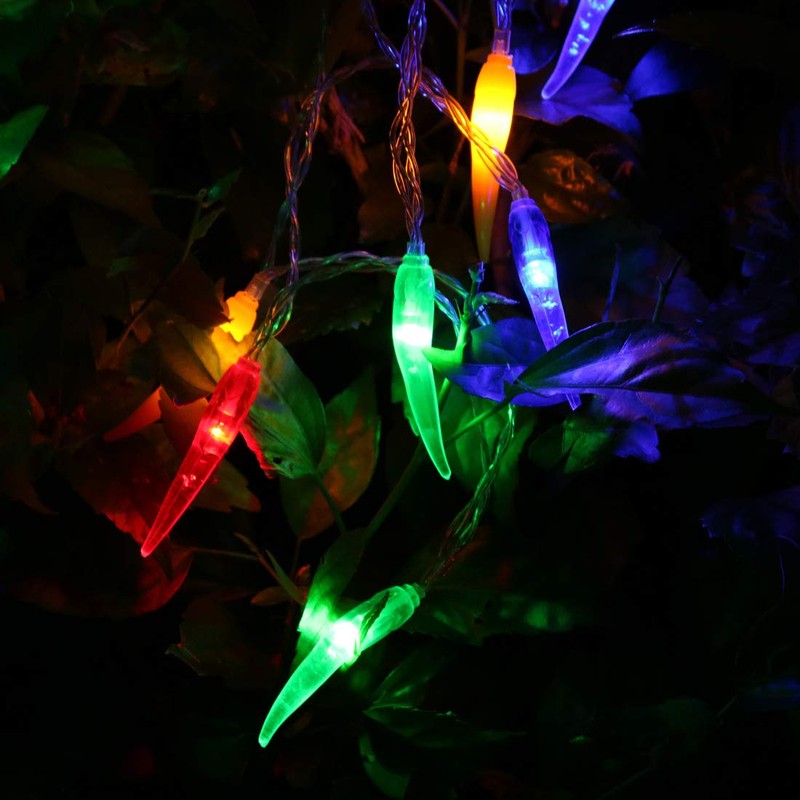 Amants01 Cadena de luces de chile, cadena de luces multicolor