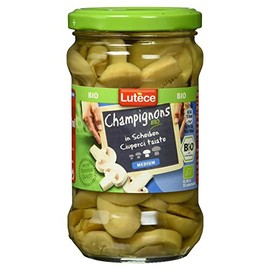 Lutece Organic Mushrooms in Slices, 280 g, Drained Weight 170 g