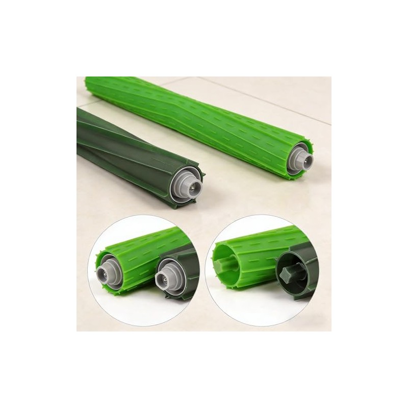 2 Sets Replacement for iRobot Roomba Replacement Parts, Rubber Roller