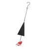 Wind Bell Hanging Decoration Iron Rust Proof Geometric Bird Bell