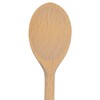 25 cm Long Wooden Spoons for Cooking - Oval Wood