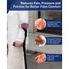 Forearm Crutches Pads-Darkpurple Forearm Crutch Pads and Hand Grip Covers