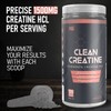 Unflavored Clean Creatine HCl Powder - Creatine Hydrochloride for Men