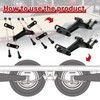 SENKEYFE Trailer Shackle Kit, Heavy Duty Tandem Trailer Axle Shackle
