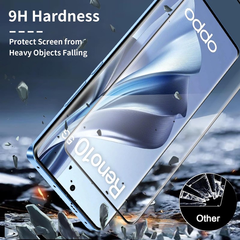 Coiwxmoi Pack of 2 Tempered Glass Screen Protectors for OPPO