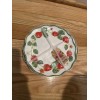 Primrose Vintage Strawberry Melamine 6.5" Dessert Plates Scallop / 4