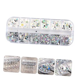 OHPHCALL Star Nail Patch Stick Nails for Women DIY Manicure Paillette Sequin Strip