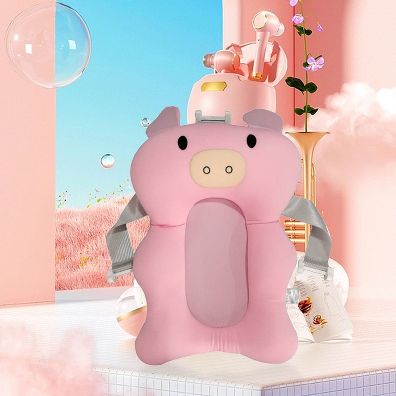 Baby Bathtub Floating Mat Infant Bathing Tub Bed Cushion Adjustable